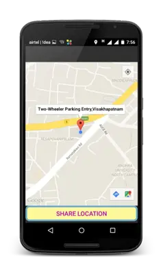 Location Tracker android App screenshot 2